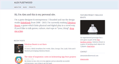 Desktop Screenshot of alexfleetwood.com