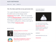 Tablet Screenshot of alexfleetwood.com